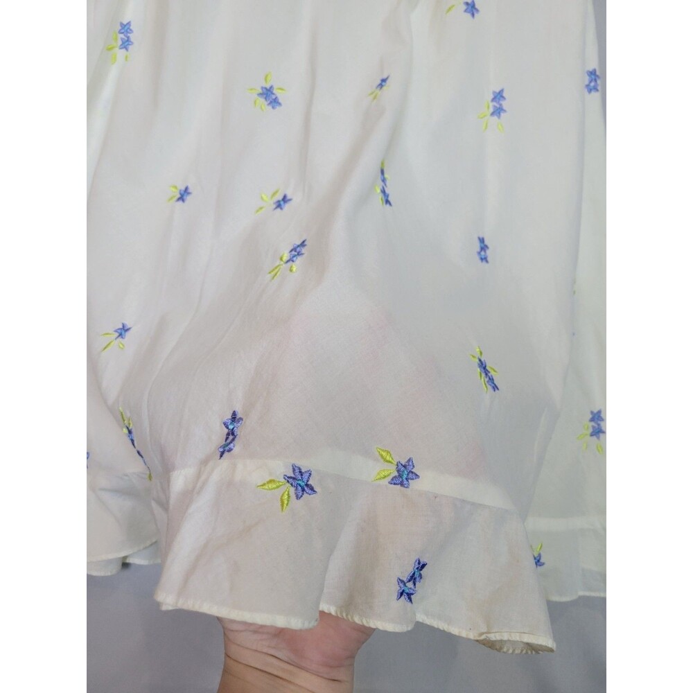 Y2K Victorias Secret Floral Long Slip Dress Large Cottagecore Coquette Prairie - Picture 10 of 16